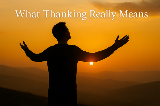 What Thanksgiving Really Means